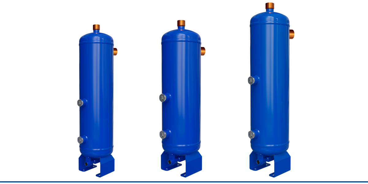 Helical oil separator with receiver FP-OSR